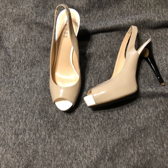 GUESS peep toe sling back - Picture 2 of 13